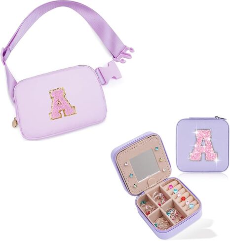 هدايا تقدير المعلم، هدايا المعلم للنساء، هدايا المعلم في نهاية العام، أفكار هدايا شكر للمعلم من الطلاب - حقيبة حزام فاني وحقيبة مجوهرات للسفر صندوق مجوهرات صغير in Kuwait