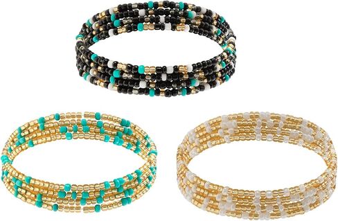 Boho African Waist Beads Chains - Layered Shell Bead Belly Chain, Stylish Body Jewelry for Bikini Beach Accessorizing, Ideal for Women and Girls in Kuwait