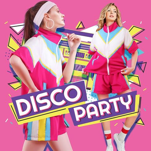 80 s Outfits for Women Color Block 2 Piece Windbreaker Neon Outfits Women Short Sleeve Track Suit for Disco Party in Saudi Arabia