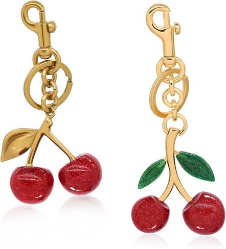 HOSBY Cute Cherry Keychains for Women, Sparkling Bag Charm Key chain Car Key Bag Purse Wallet Handbag Accessories Decoration in Kuwait