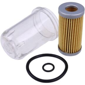 New Fuel Filter with O-ring & Bowl Set 1981529C1 1273082C1 Compatible with Case 234 234H 235 244 245 254 255 265 275 1120 1130 1140 7360 7530 7532 A234 DX22E DX23 DX25 DX25E DX26 DX29