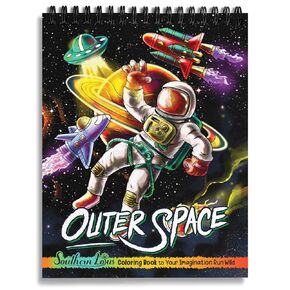 SOUTHERN LOTUS Outer Space Spiral Adult Coloring Book - Unleash Your Creativity with Designs. A Relaxing Coloring Experience for Adults, Women, Teens. Stunning Spiral Drawings to Color and Inspire!