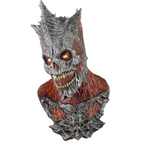 Ghoulish Productions King Reaper Fire. King Fire Latex Mask, Judge of Hell Latex Mask. Nightmare Makers Line. One size latex mask. Ideal for Halloween, parties, holidays