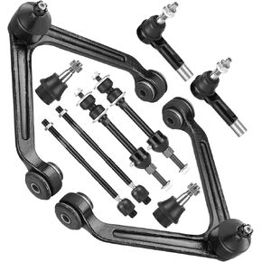 Front Suspension Upper Control Arms with Ball Joint Kit for Dodge Ram 1500 2WD 2002 2003 2004 2005, 10pcs