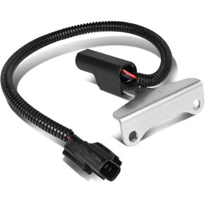 DNA MOTORING OEM-SS-096 Factory Style Crankshaft Position Sensor CKP Assembly, metallic/black