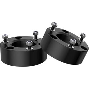 2 inch Rear Lift Blocks for Chevy Silverado 1500 Sierra 1500, 2" Rear Leveling Kit Extended Square U-Bolts Compatible with 1999-2023 Silverado 1500 Sierra 1500