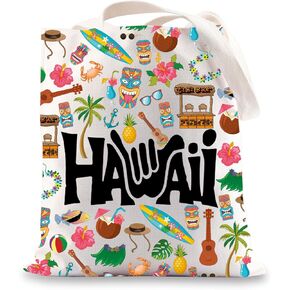 JNIAP Hawaii Tote Bag Hawaii Vacation Gifts Hawaii Trip Gifts Hawaii Shoulder Bag Hawaii Travel Bag Hawaii Tourist Gifts