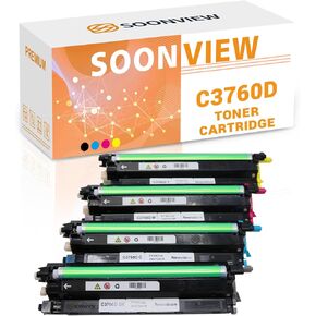 C3760D C2660 S3840 Drum Unit Compatible with Dell TWR5P 593-BBEJ Replacement for Dell C2660 2660dn 2665dnf C3760n C3760dn C3765dnf