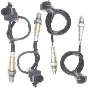 4PCS Oxygen O2 Sensor 1 & 2 for 2012 2013 2014 2015 2016 Ford F-250/F-350 Super Duty 6.2L Upstream + Downstream
