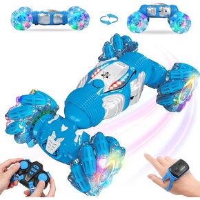 BEMITON Remote Control RC Cars for Boys, Gesture Sensing RC Stunt Car 6 7 8-12 9 10 11 Year Old Kids Gifts, 4WD Off Road Double Sided Drift Truck, Best Birthday Gift