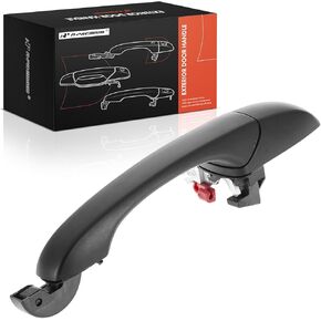 A-Premium Front Right Passenger Side Exterior Door Handle Compatible with Dodge Caliber 2007, Smooth Black, Replace# 5074188AA