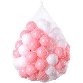 TRENDBOX 100 pcs Macaron Ball Pit Balls Plastic Balls for Ball Pit Pool Playpen Babies Kids Children Birthday Parties