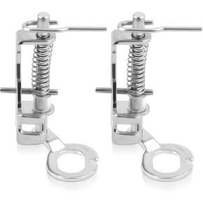 2pcs Sewing Machine Quilting Foot, Steel Free Form Motion Quilting Foot Sewing Machine Presser Foot Compatible with Singer, Brother, Kenmore, Bernette
