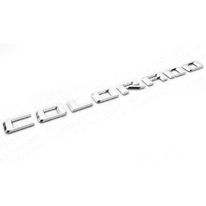 OEM 2023 Colorado Emblem 3D Letters Badge Compatible with fits 2019-2025 Colorado 84113503 85594766 Glossy (Black)