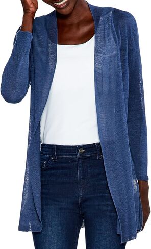 NIC+ZOE Women's Long Back of The Chair Cardigan in Saudi Arabia