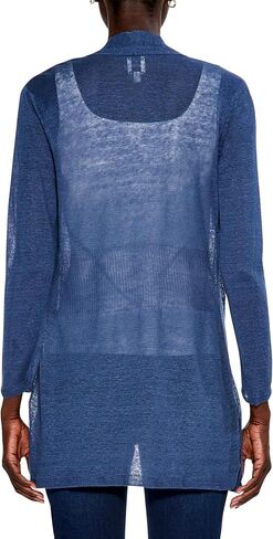 NIC+ZOE Women's Long Back of The Chair Cardigan in Saudi Arabia
