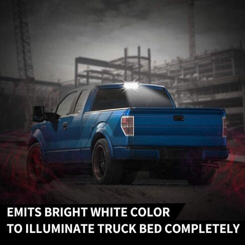 MICTUNING LED ضوء الفرامل الثالث / الضوء العكسي متوافق مع 2009-2014 F150، مصباح الشحن الخلفي مصباح توقف عالي - دخان in Kuwait