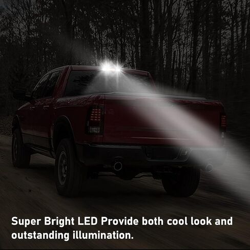 ضوء الفرامل الثالث الثالث، ضوء إيقاف عالي للتركيب لسيارة 1994-1998 تشيفي سيلفرادو / 1988-1998 شيفروليه C1500 C2500 C3500 (عدسة واضحة) in Kuwait