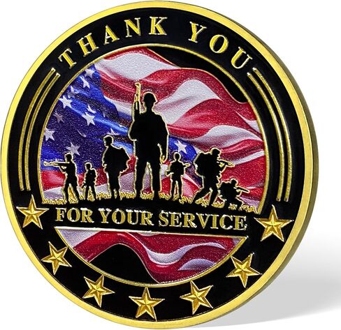100 PCS Military Challenge Coin Thank You for Your Service (100) in Kuwait