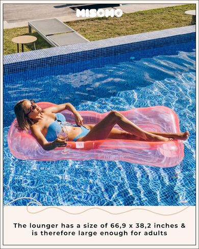 XL Adult Mesh Pool Lounger Miami Beach Pink - Beverly Hills Pool Ring with Drink Holder in Saudi Arabia