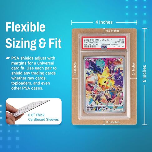 Phalanx - Graded Trading Card Shipping Protector, Precut Cardboard Card Protector for Trading Card Packaging, Card Protectors for Shipping, Rigid Mailers 4 x 6 inches, 100 ct in Kuwait