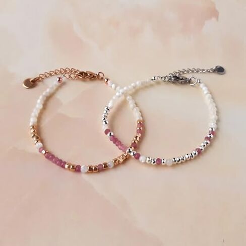 Be Kind Morse Code Bracelet For Women, Adjustable White Natural Stone Amethyst Beading Inspirational Bracelets With Hidden Message Fashion Motivational Gift Jewelry in Saudi Arabia