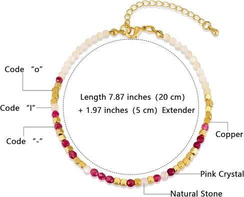 Be Kind Morse Code Bracelet For Women, Adjustable White Natural Stone Amethyst Beading Inspirational Bracelets With Hidden Message Fashion Motivational Gift Jewelry in Saudi Arabia