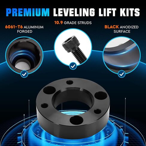 Youxmoto 1.5'' Front Leveling Lift Suspension Kit Strut Spacers Fit for Ford F-150 2004-2023, Expedition 2003-2017, Fit for Lincoln Mark LT 2006-2008 in Saudi Arabia