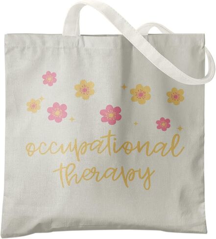 Occupational Therapist Gifts,OT Gifts, Occupational Therapist Canvas Tote Bags for Women, Reusable Grocery Bags in Saudi Arabia