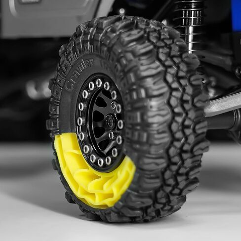 انجورا اطارات عجلات زاحفة مطاطية ناعمة 1.0 لسيارة 1/18 TRX4M SCX24 جلادياتور برونكو C10 JLU ديدبولت B17 اكسيال 1/24 1/18، 4 قطع، T1005 in Kuwait