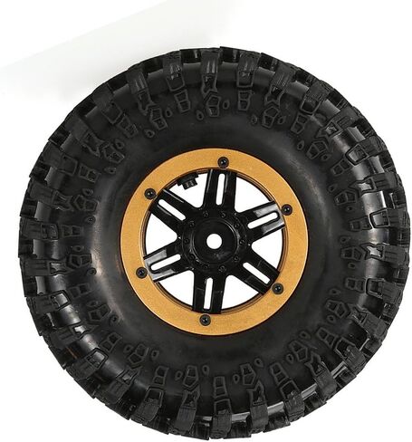 LAFEINA RC Air Pneumatic Tyre 2.2" Beadlock Wheel Rim and Tires for 1/10 RC4WD D90 Axial SCX10 RC Crawler Truck Parts in Kuwait