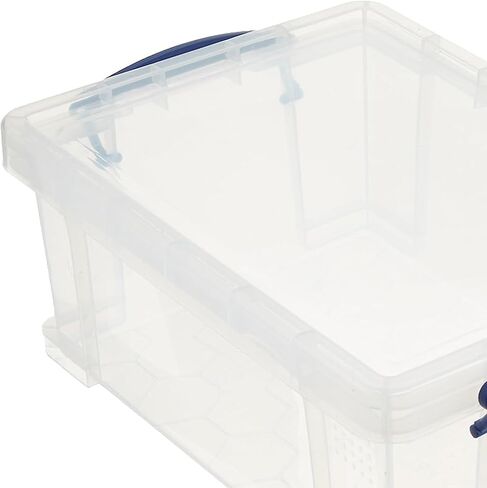 Really Useful Box Stackable 9 Liter Plastic Storage Container Bin with Snap Lid & Built-In Clip Lock Handles for Home & Office Organization (10 Pack) in Saudi Arabia