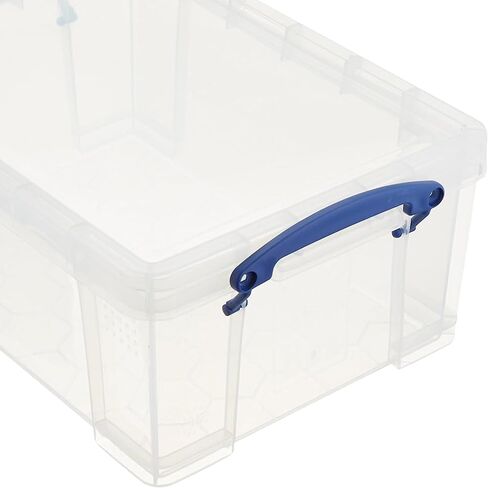 Really Useful Box Stackable 9 Liter Plastic Storage Container Bin with Snap Lid & Built-In Clip Lock Handles for Home & Office Organization (10 Pack) in Saudi Arabia