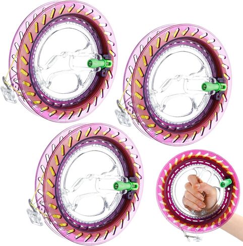 3 Pieces Kite Reel and Kite String with Reel 7 Inches Dia Kite String Winder Grip Wheel Kite String Reel Kite String Spool with 656 Feet Line and Safety Lock for Kids Adults Kite Flying Accessories in Kuwait