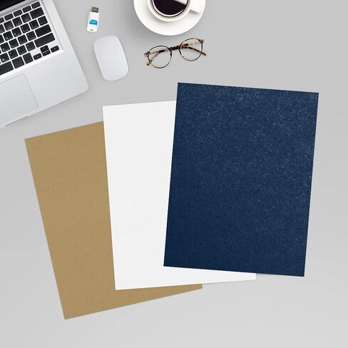 LUXPaper 8.5" x 11" Paper | Letter Size | Lapis Metallic - Stardream | 81lb. Text | 50 Qty in Saudi Arabia