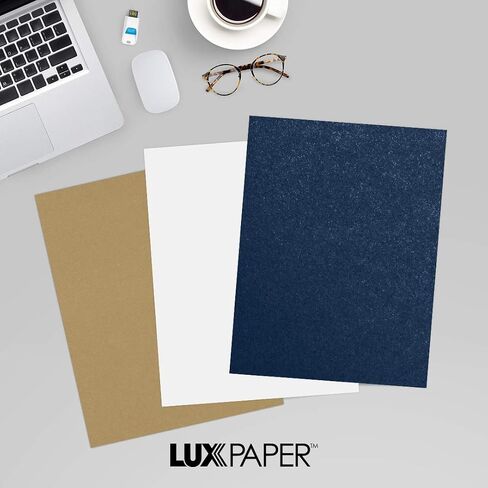LUXPaper 8.5" x 11" Paper | Letter Size | Lapis Metallic - Stardream | 81lb. Text | 50 Qty in Saudi Arabia