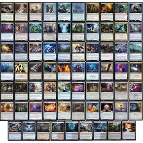 مجموعة قائد الطاحونة باللون الأزرق/الأسود - مصممة خصيصًا - Elite - MTG - EDH - 100 بطاقة