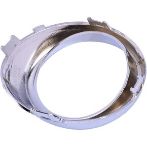 Front Bumper Both Side Chrome Trim Bezel Ring Fog Light Lamp 62257-1MS2A 62256-1MS2A Compatible with INFINITI G37 M56 M37 G25 Q70 2010 2011 2012 2013 2014 Sedan With Sport Package
