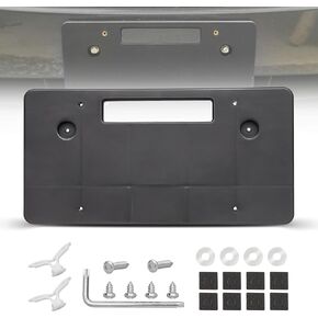 RED WOLF License Plate Bracket for 2016-2023 Subaru WRX Forester Crosstrek Impreza Front Bumper Round Holes No Drilling Required Mount License Plate Tag Holder w/Screws Anchor