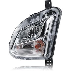 Front Fog Light Signal Assembly Compatible with 2018 2019 2020 2021 Chevy Equinox Bumper Lamp Fog Light Side Replacement (Halogen Type) (Driver Left Side)