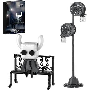 Knight Building Set, Hollow Popular Game Knight Action Figure Building Toy, Lighting Collectible Decoration Character Compatible with Lego, Gift for Halloween Boys and Girls(329 Pieces)