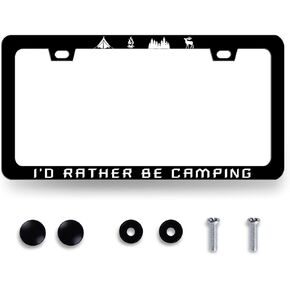 Funny License Plate Frame What‘s Your Favorite Scary Movie License Plate Holder Stainless Steel Rust-Proof Auto Parts Blood License Plate Decoration for Men Women Size 12.2" x 6.2" with Screws