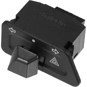 X AUTOHAUX Motorcycle Handlebar Switches Turn Signal Button Switches for Honda DIO 50 Black 1 Pcs