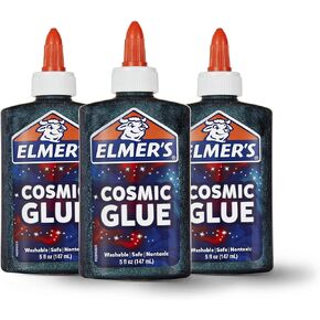 Elmer's Cosmic Liquid Glue Makes Slime That Shimmers, 5 oz, Red and Orange 3 Count in Kuwait