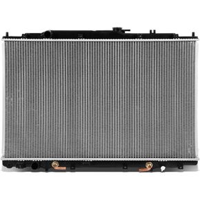 DNA MOTORING OEM-RA-2417 OE Style Bolt-On Aluminum Cooling Radiator Replacement Compatible with 01-02 Acura MDX / 03-04 Pilot AT, 30-5/8" W X 19-1/2" H X 5/8" D, 1-1/4" Inlet, 1-1/4" Outlet