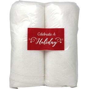 Christmas Snow Roll - 3 Foot X 8 Foot Artificial Snow Blanket for Christmas Decorations - Fake Snow Blanket for Christmas Villages (3 Pack)