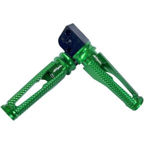 Motorcycle Foot Pegs CNC Aluminum Rear Passenger Footrests Compatible With Kawasaki Z900 2017-2023 Z1000 2003-2022 for ZX6R 2005-202318 for ZX10R 2008-2022 (RED)
