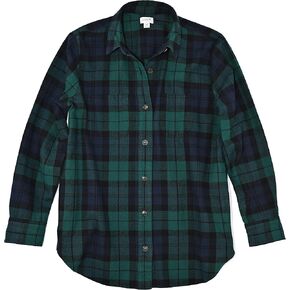 J.Crew Mercantile Women's Oversized Flannel Shirt Jacket