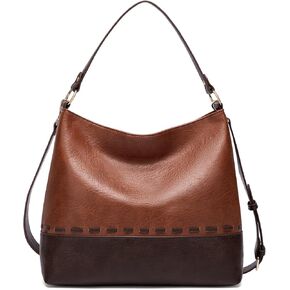 Marvolia Hobo Bags for Women Vegan Leather Shoulder Purses and Handbags Top Handle Handbags with Adjustable Shoulder Strap
