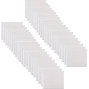 8.5 x 11 Letter Sized Clear Plastic Envelopes with Expanding Gusset Document File Storage Holder 20 Pack Hook Loop Closure
